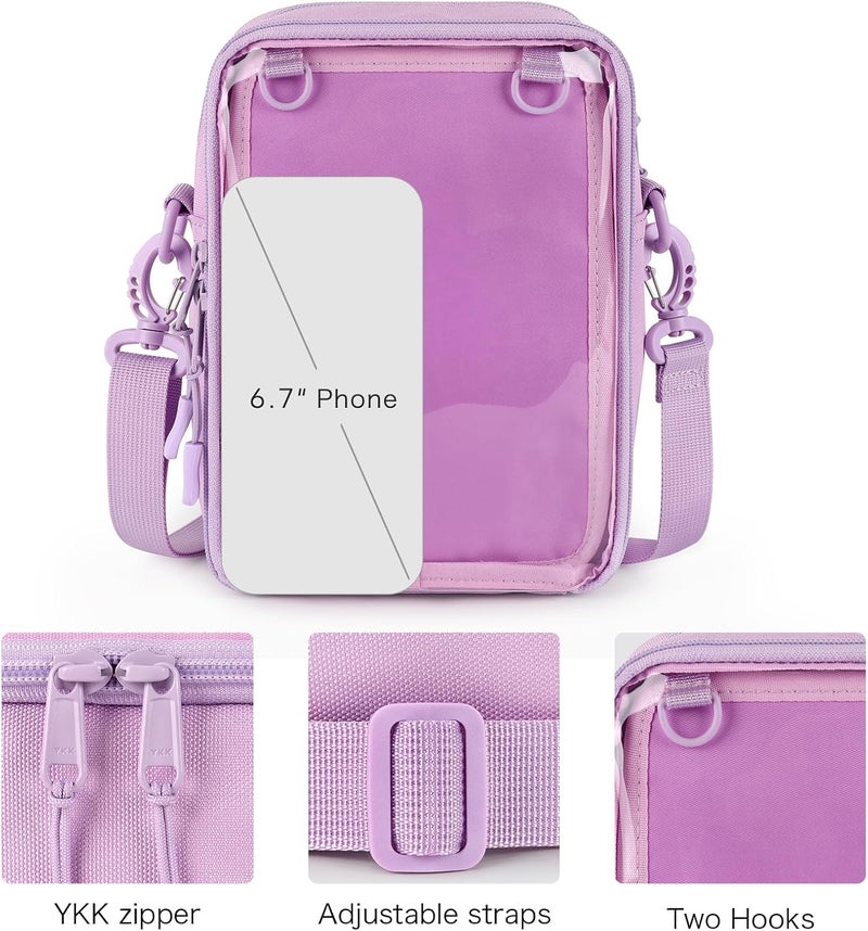 STEAMEDBUN Ita Bag Crossbody Small Pin Display Bag with Insert - Image 4